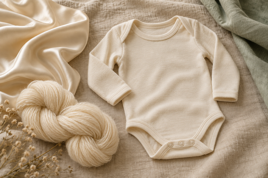 Wolle-Seide für Babys: weich, geschmeidig und natürlich