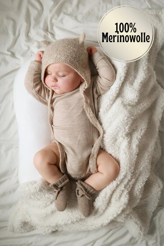 Langarmbody, 100% Merinowolle (bio/GOTS)