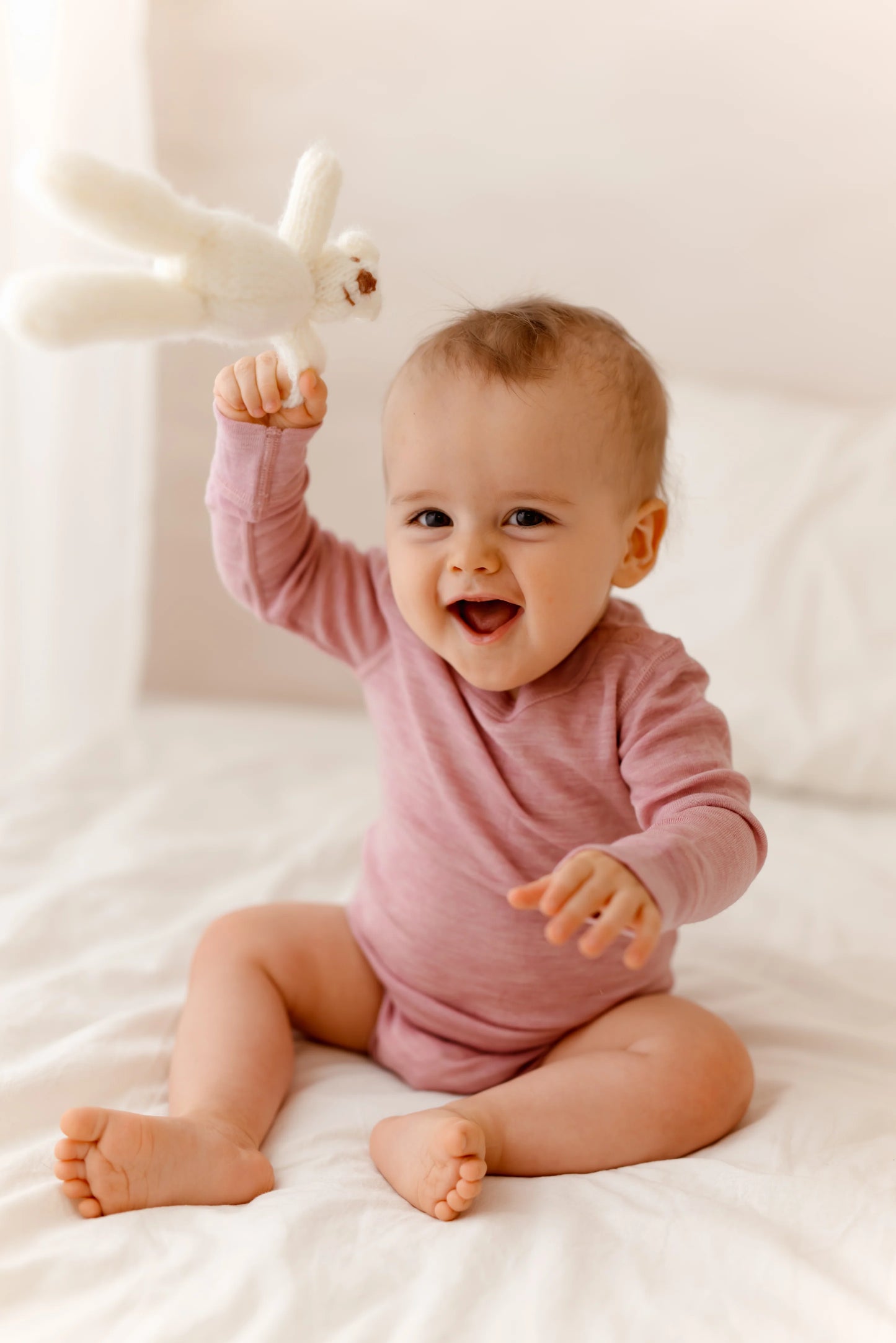 Langarmbody Bundle in Größe 50/56 100% Merinowolle