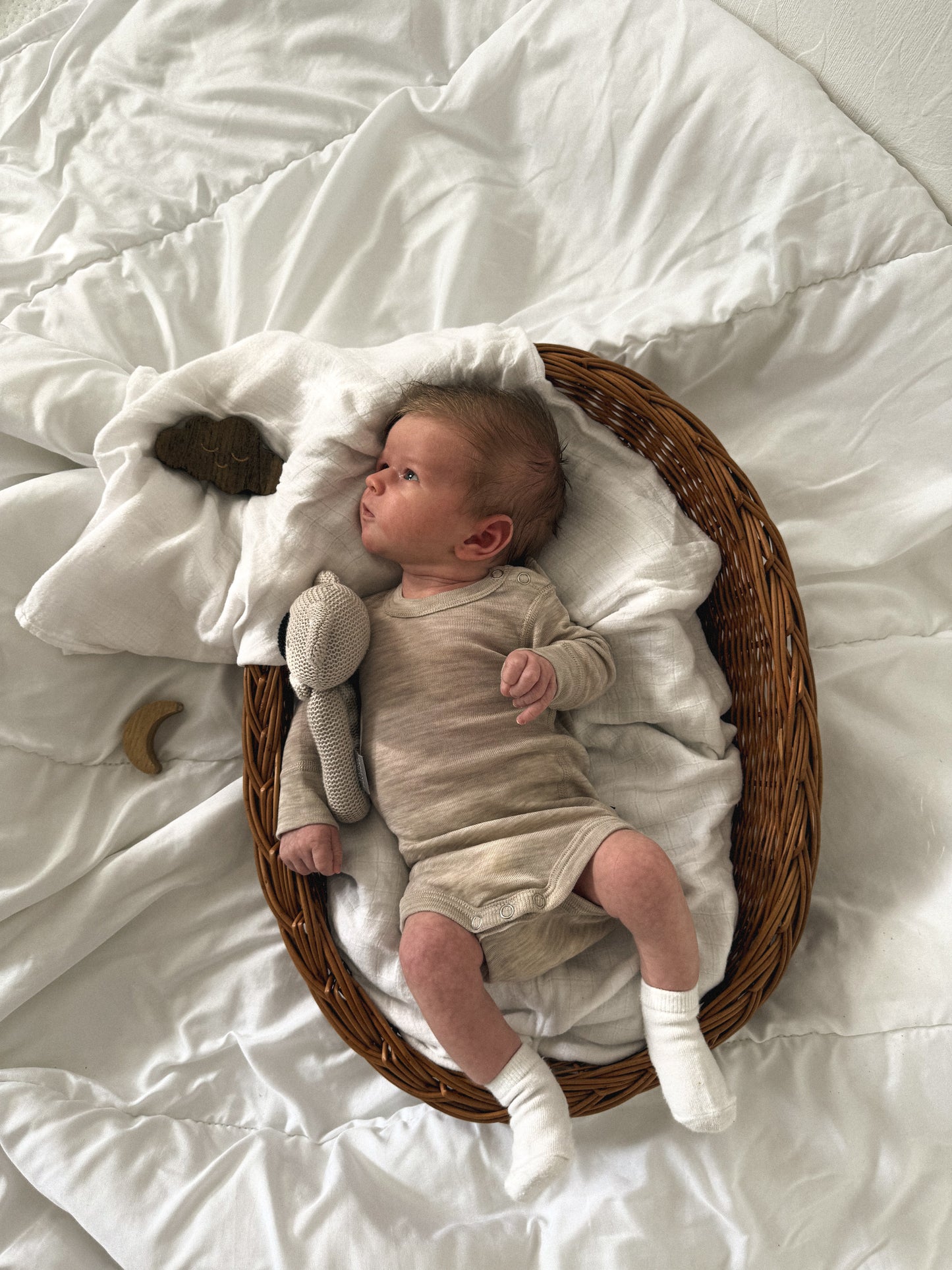 Langarmbody beige, 100% Merinowolle (bio/GOTS)