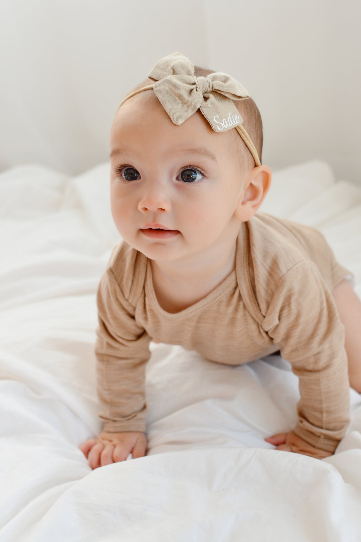 Langarmbody sand, 100% Merinowolle (bio/GOTS)