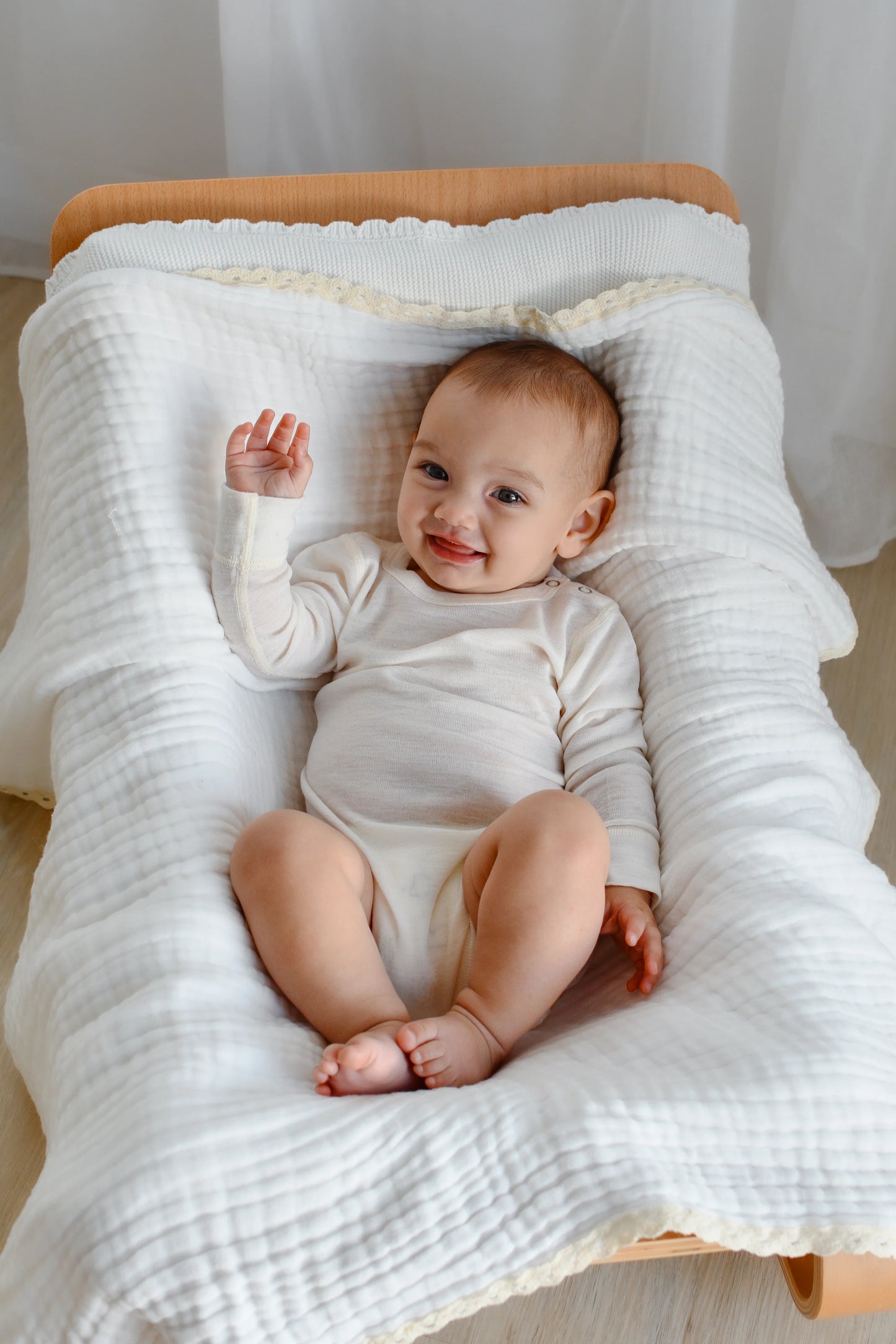 Langarmbody, 100% Merinowolle (bio/GOTS)