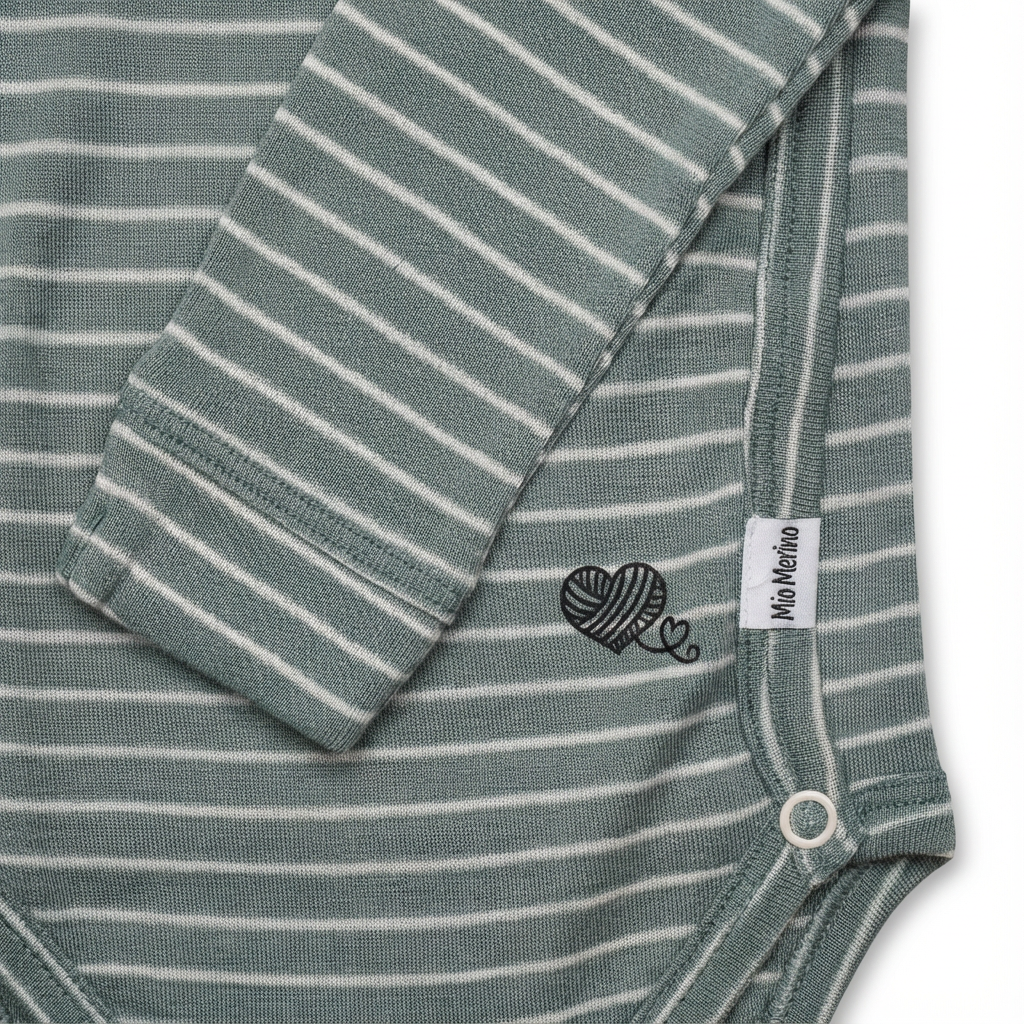 Langarmbody, 70% Merinowolle 30% Seide (bio/GOTS)