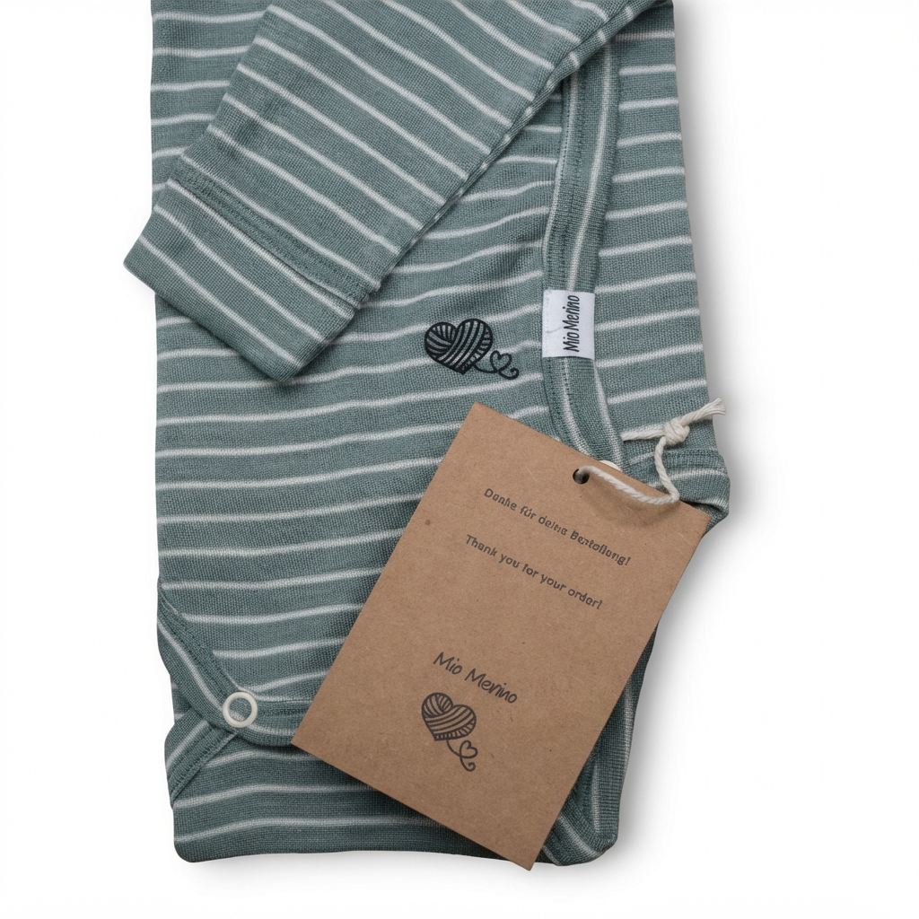 Langarmbody, 70% Merinowolle 30% Seide (bio/GOTS)