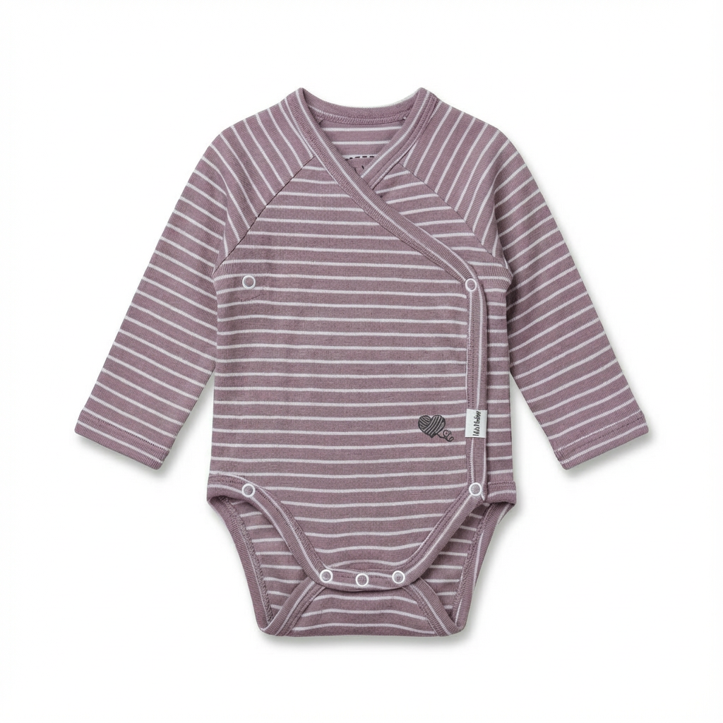 Langarmbody, 70% Merinowolle 30% Seide (bio/GOTS)