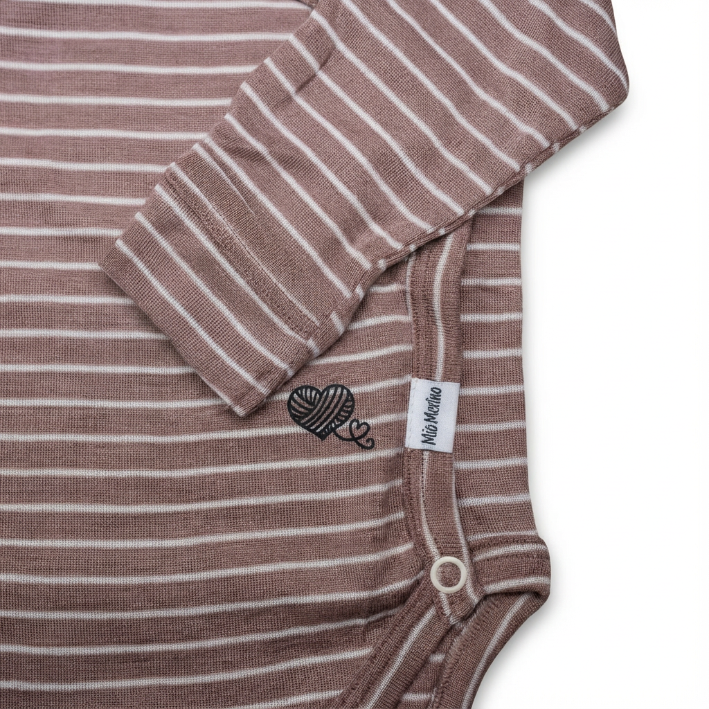 Langarmbody, 70% Merinowolle 30% Seide (bio/GOTS)